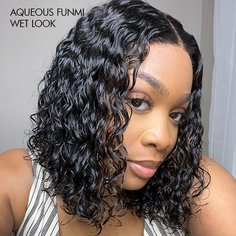 Summer Chic Highlight Funmi Curly Glueless 5x5 Closure Undetectable HD Lace Wig