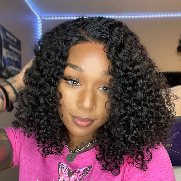 Sassy Kinky Curls 5x5 Closure HD Lace Wig Breathable Cap