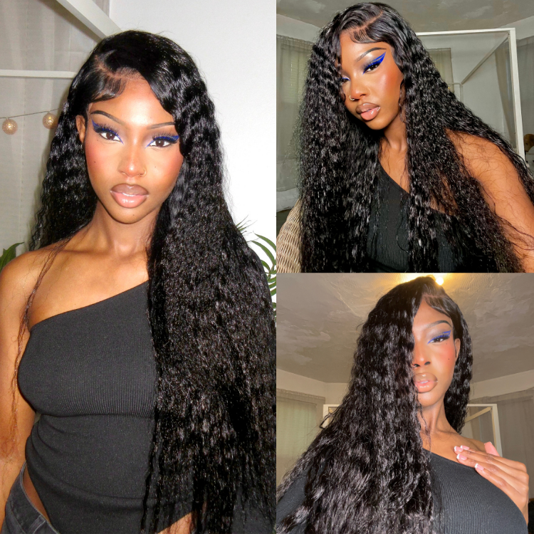 Boho Glam Mid-Part Virgin Hair 5x5 Closure Lace Wig