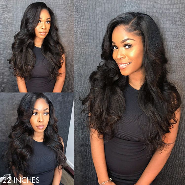 U Part Quick & Easy Affordable 100% Human Hair Wig (Get One Clip Free)