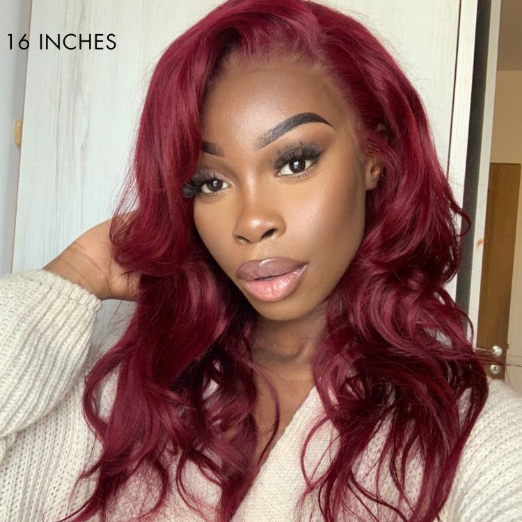 Classic Sugar Plum Body Wave Glueless 13x4 Lace Front Wig Limited Sale