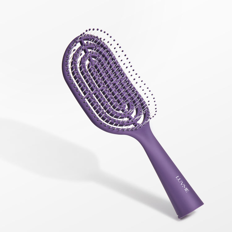 Pain-Free Spiral Detangling Brush for Curly Hair, Thick and Dry