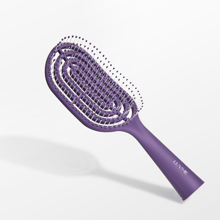 Pain-Free Spiral Detangling Brush for Curly Hair, Thick and Dry