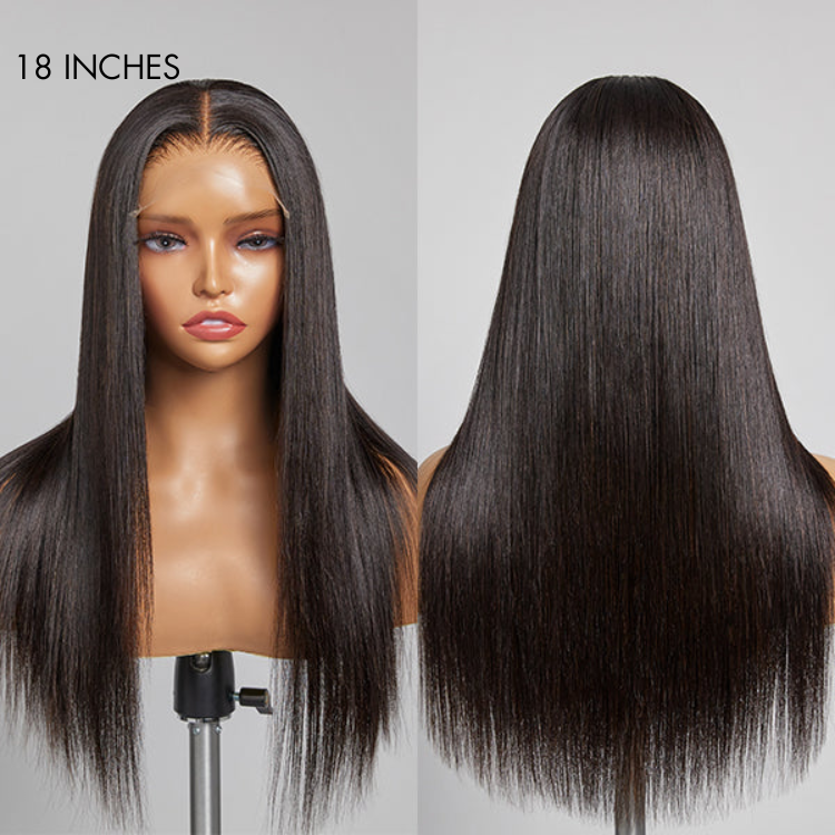 LUVME Ion Perm Straight Undetectable Glueless 5x5 Closure Lace Wig | Real HD Lace