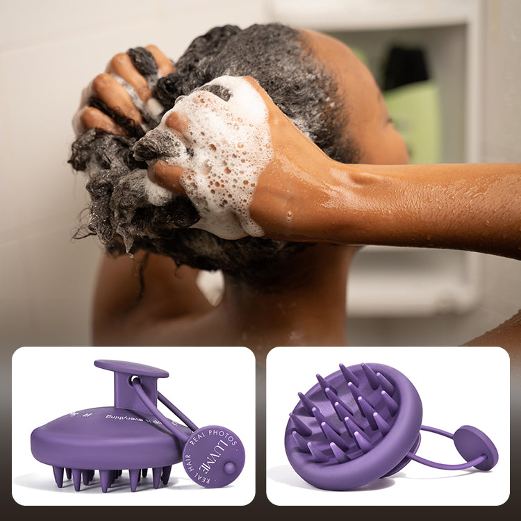 Scalp Massager Shampoo Brush Scrubber for Washing Hair, Dandruff Removal & Hair Growth
