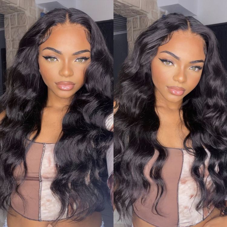 【22 inches = $189.9】Luvme Hair Pre-plucked 180% Density Glueless 13x4 Frontal Lace Long Wig 100% Human Hair