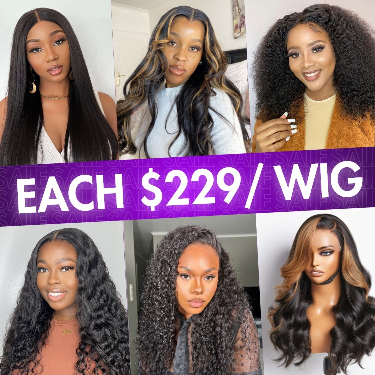 $229 Each | Final Deal |22 inches to 24 inches |  6 Styles Available | Under 100 Limited Stock  | No Code Needed