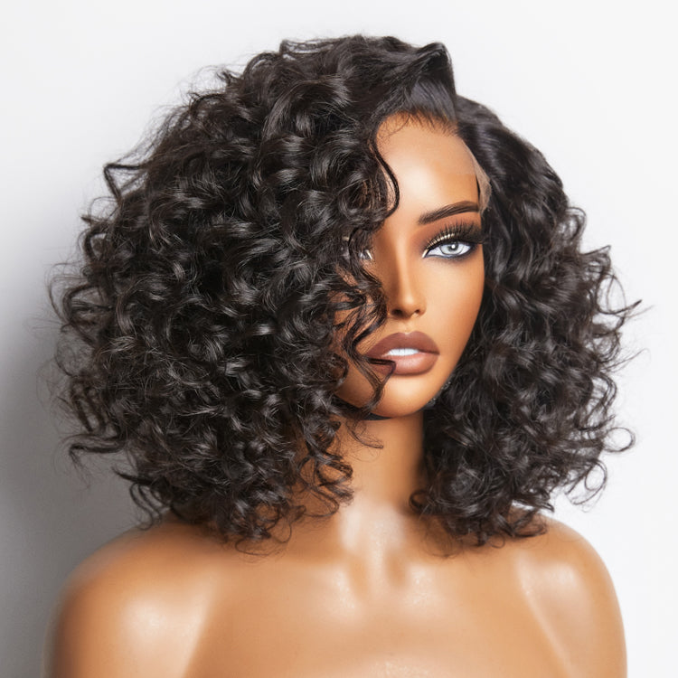 Luvme Hair Mature Bouncy Left C Part Loose Wave Glueless Minimalist HD Lace Wig Ready To Go