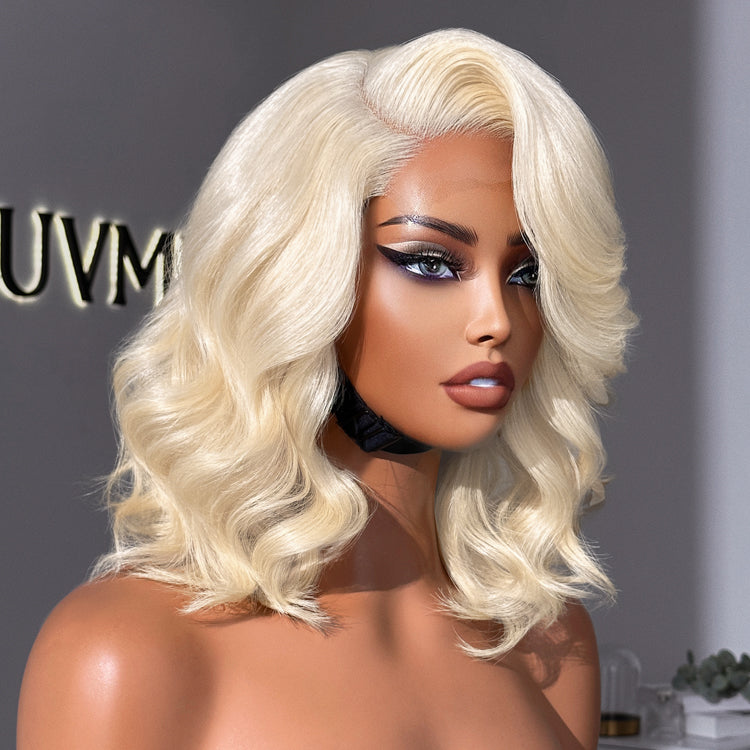 Luvmehair 613 Blonde Body Wave Wig 5x5 HD Lace Closure Wig 613 Closure Wig Human Hair Glueless Wig for Black Women