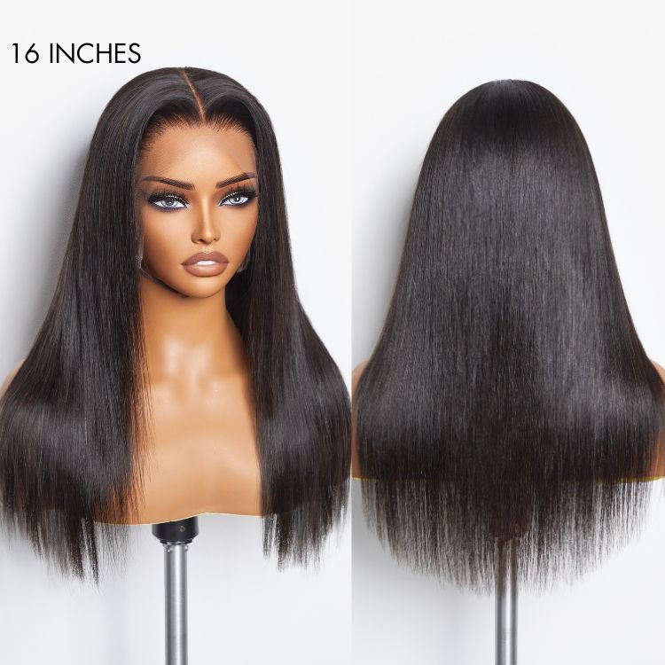 Luvme Hair Full Lace Part Anywhere Classic Silky Straight Invisible HD Lace Human Hair Wigs