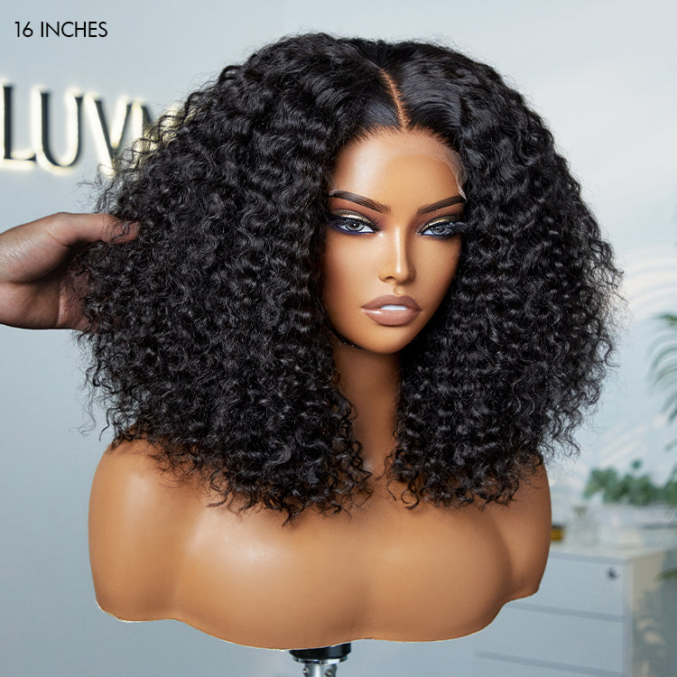 Exclusive Discount | Go Natural Ease | Soft Kinky Curly Glueless 5x5 Closure HD Lace Wig Ready To Go