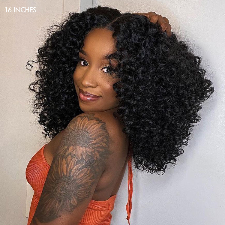 Go Natural Ease | Soft Kinky Curly Glueless 5x5 Closure HD Lace Wig Ready To Go
