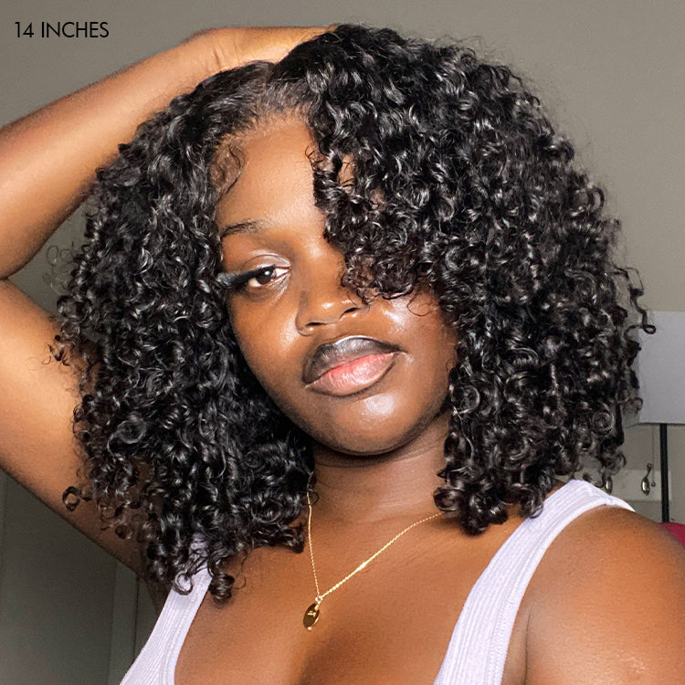 Go Natural Ease | Soft Kinky Curly Glueless 5x5 Closure HD Lace Wig Ready To Go