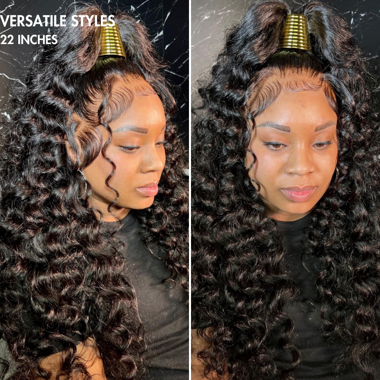 Natural Wave 360 Lace Frontal Wig Natural Color Pre-Plucked With Baby –  HJweavebeautyhair