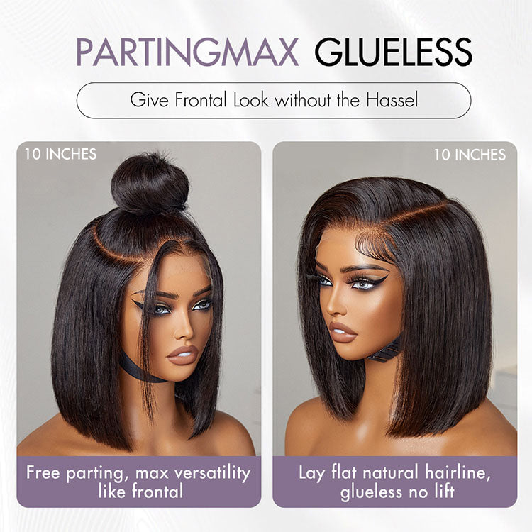 Exclusive Discount | Luvme Hair PartingMax Glueless Wig Silky Blunt Bob Cut 7x6 Closure HD Lace Wig Breathable Cap