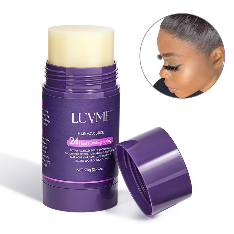 Hair Wax Stick 24 Hours Lasting for Flyaways, Edge Control, Baby Hair, Non-greasy Styling | US Only