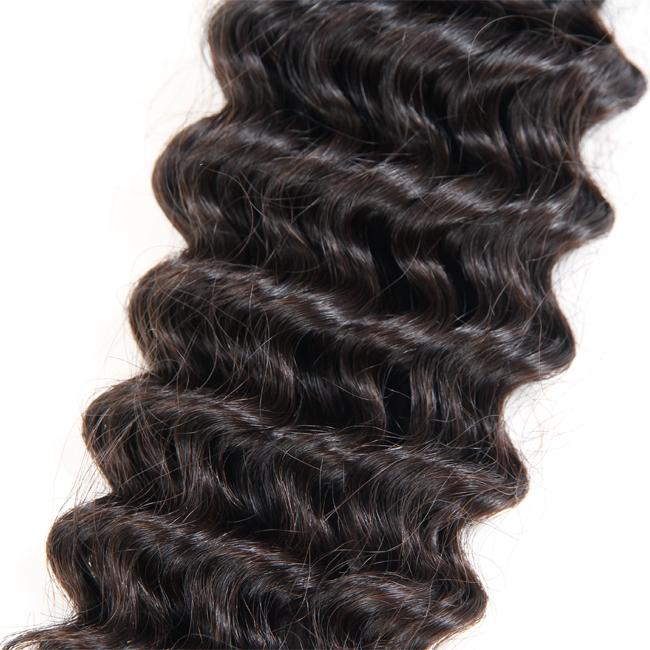 1Pc Deep Wave 100% Virgin Human Hair Bundle