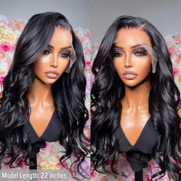 HD Water Wave Lace Front Wigs Human Hair Pre Plucked Wet and Wavy Wigs  Human Hair Lace Front 13x4 Curly Lace Frontal Wigs for Black Women with  Baby Hair 28 Inch 150%