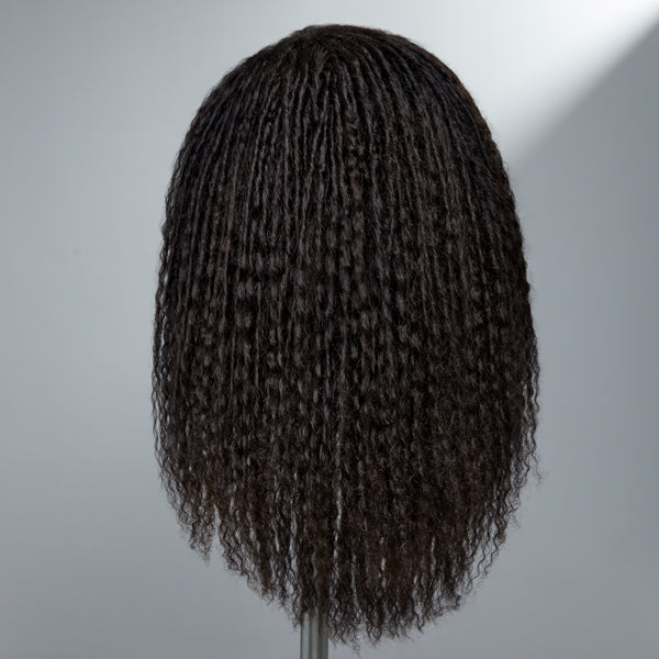 LUVME TWIST | Dreadlock Style 5x5 Closure Lace Glueless Wig Side Part Long Wig 100% Human Hair